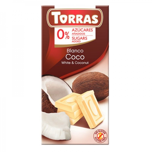 Chocolate Torras Blanco com Coco