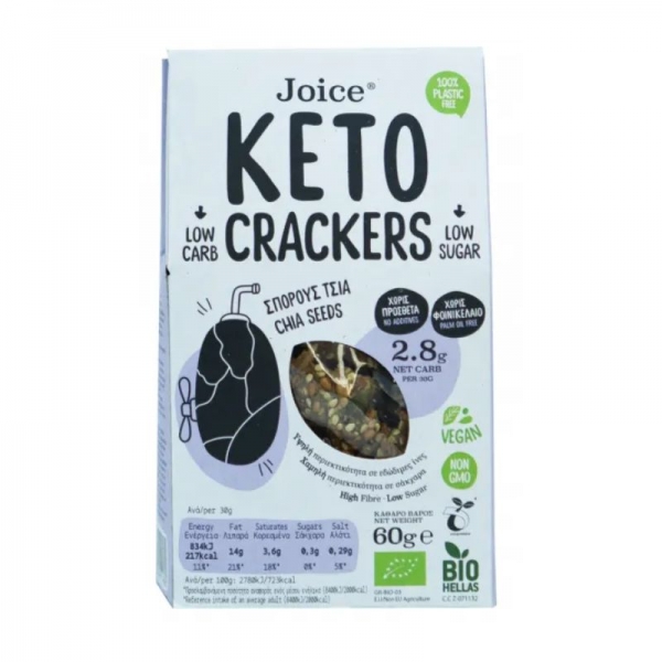 Joice foods - Crackers Keto con Chía