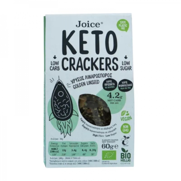 Joice foods - Crackers Keto con Lino
