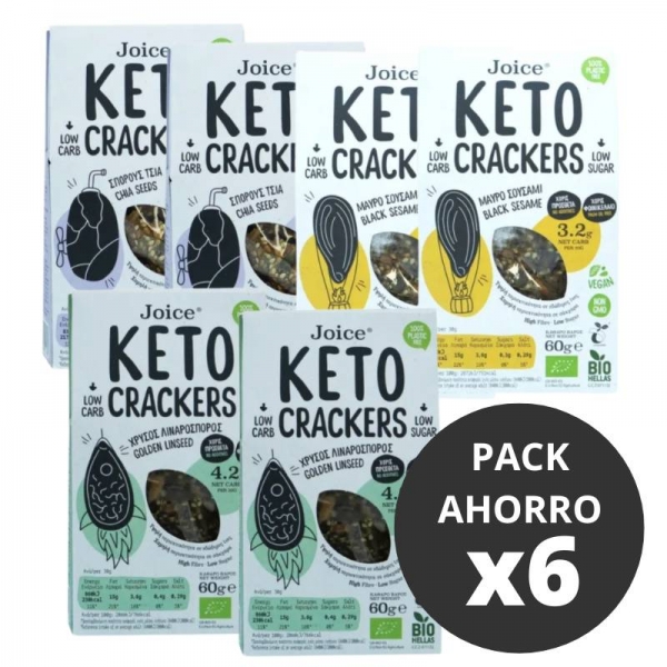 Joice Foods - Crackers Keto (Pack Ahorro)