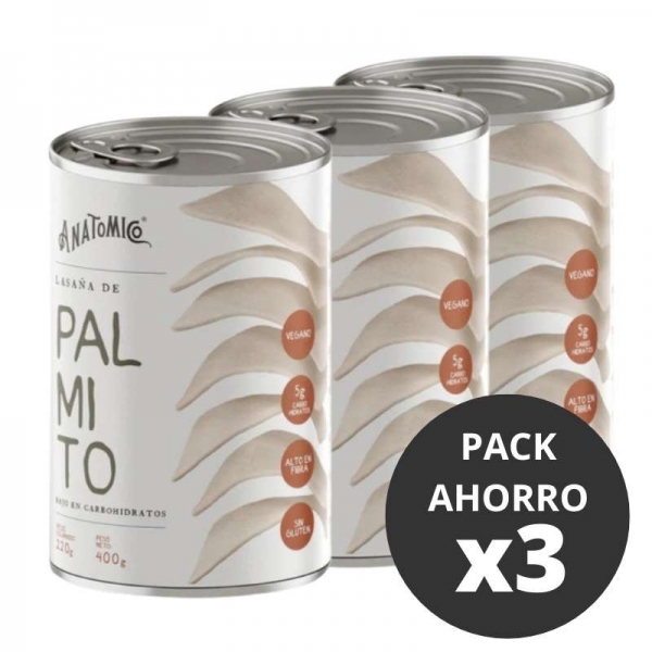 Anatomico - Espagueti de Palmito (Pack Ahorro x3)
