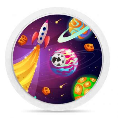 Pegatina Sticker para Freestyle Libre® - Espacio [101]