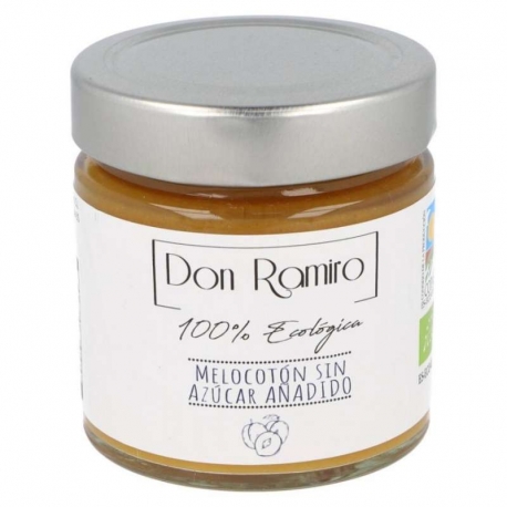 Don Ramiro - Mermelada Melocotón sin azúcar añadido 100% ecológica