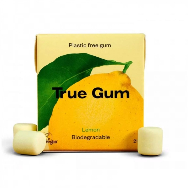 True Gum - Chicles de Limón sin plásticos