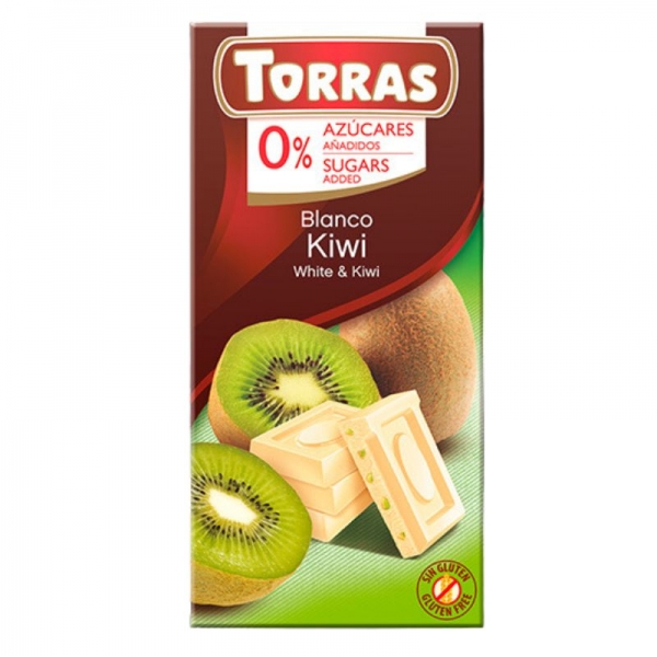 Chocolates Torras - Blanco con Kiwi