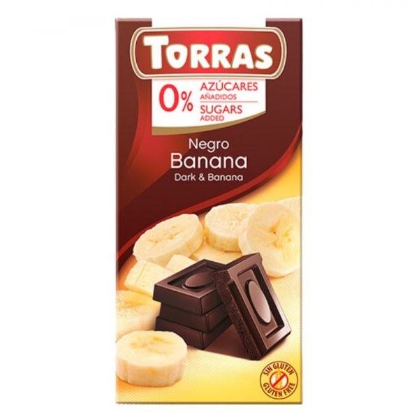 Chocolates Torras - Chocolate Negro con Banana