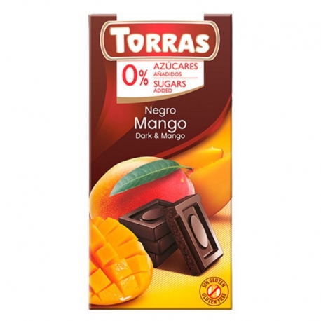 Chocolates Torras - Chocolate negro con Mango
