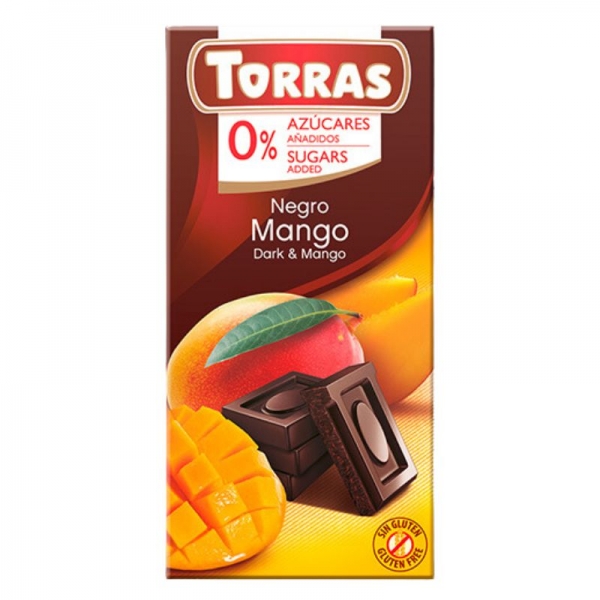 Chocolates Torras - Chocolate negro con Mango