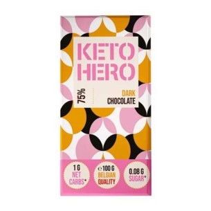 Keto Hero - Chocolate Amargo Belga 75%
