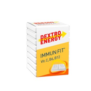 Dextro Energy - Peach Glucose Pills with Vitamins (Immunfit)