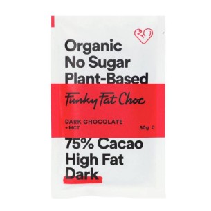 Funky Fat Choc - Dark chocolate 75% Cocoa