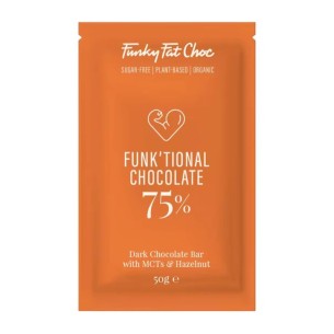 Funky Fat Choc - 75% Hazelnut Chocolate