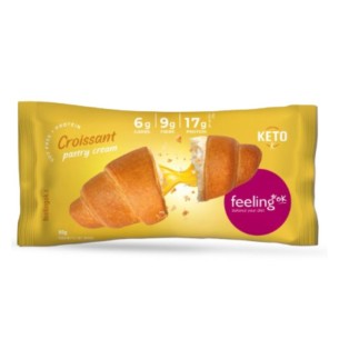 feeling ok - Protein Croissant Filled with Pastry Cream