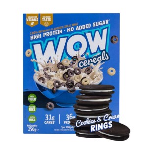 Wow cereals - Cereales Aros de Galleta y Crema